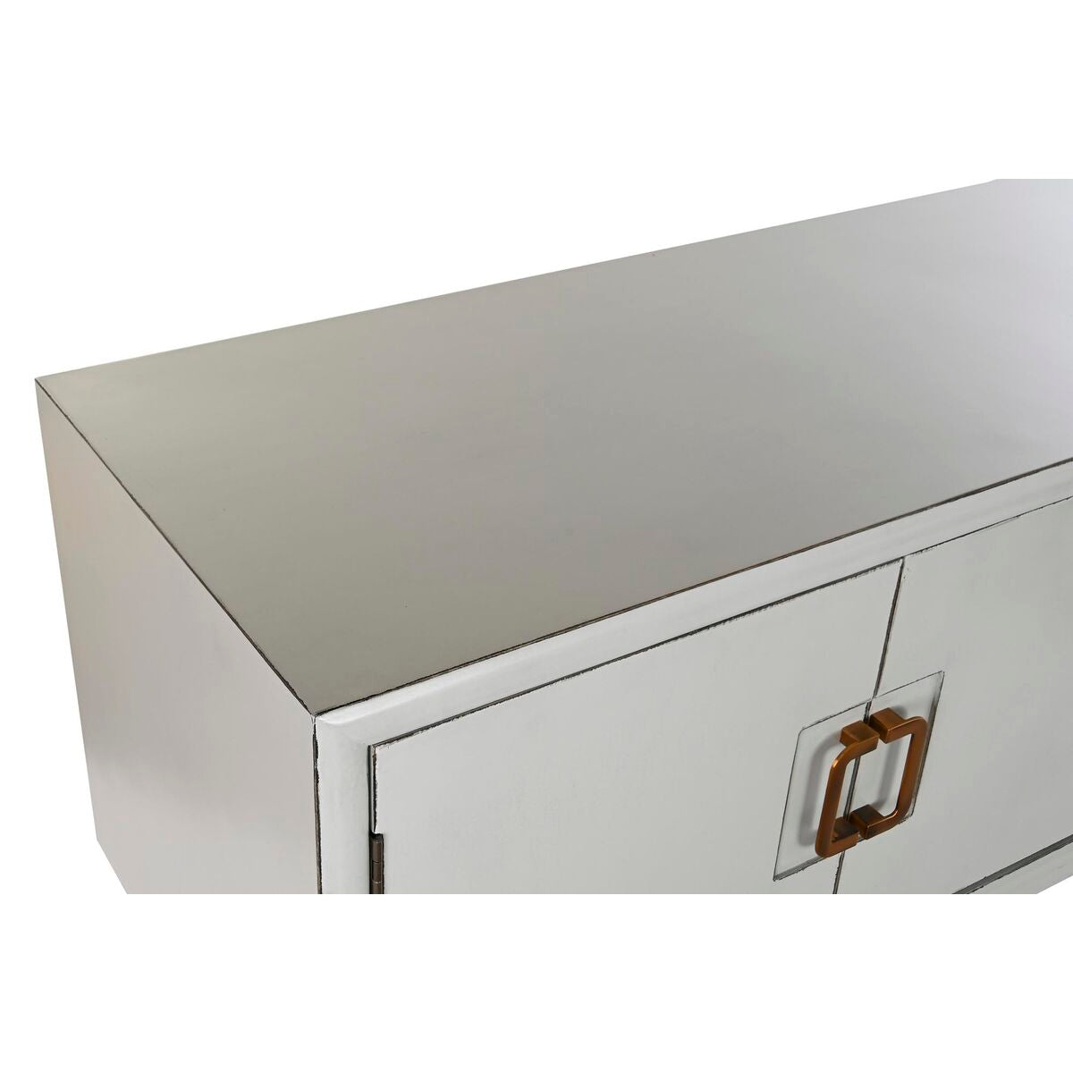 Credenza DKD Home Decor Bianco Metallo Pioppo (178 x 50 x 90 cm)