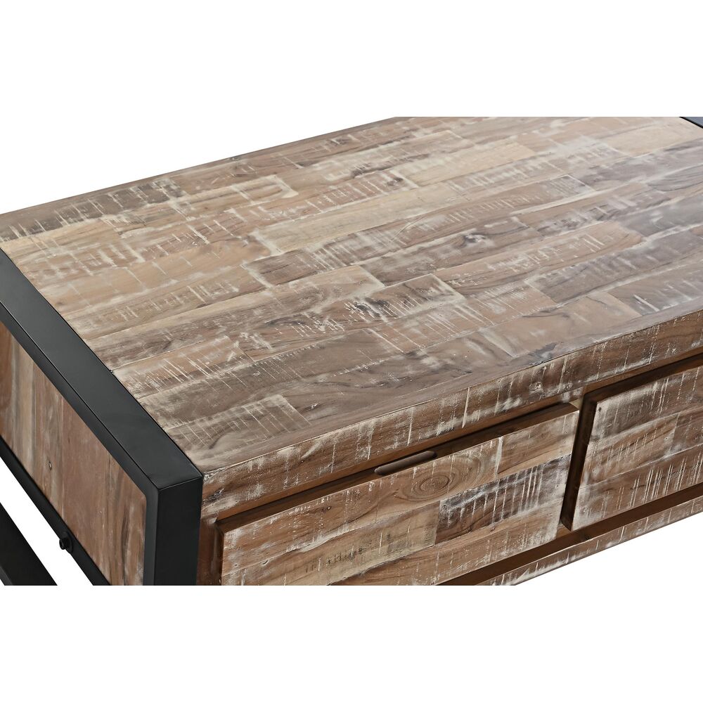 Tavolino da Caffè DKD Home Decor Metallo Acacia (110 x 60 x 40 cm)