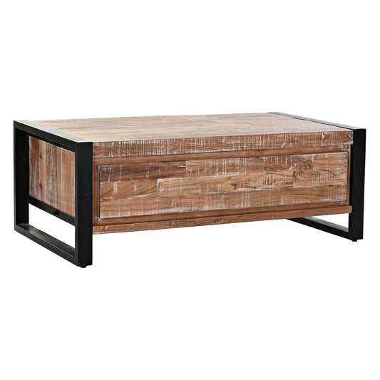 Tavolino da Caffè DKD Home Decor Metallo Acacia (110 x 60 x 40 cm)