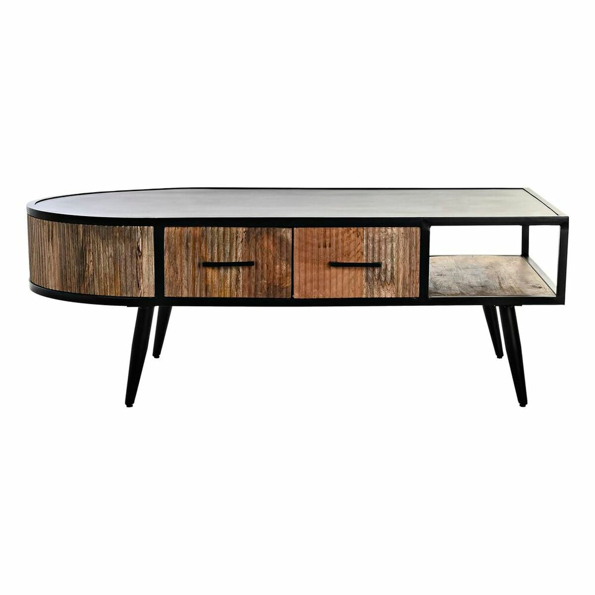 Tavolino da Caffè DKD Home Decor Metallo Legno di mango 30 x 40 cm 130 x 70 x 46 cm