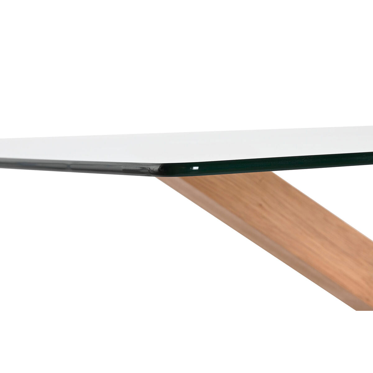 Tavolo da Pranzo Home ESPRIT Rovere Vetro Temperato 160 x 90 x 75 cm