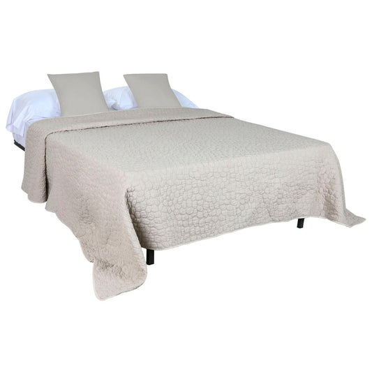 Trapunta Home ESPRIT Beige 240 x 260 cm