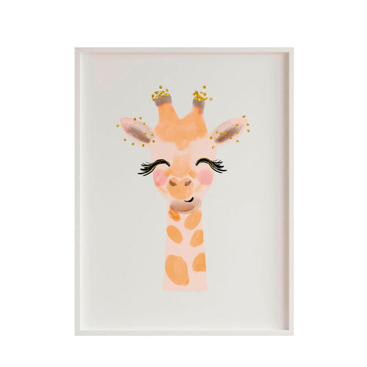 Quadro Crochetts Multicolore 33 x 43 x 2 cm Giraffa